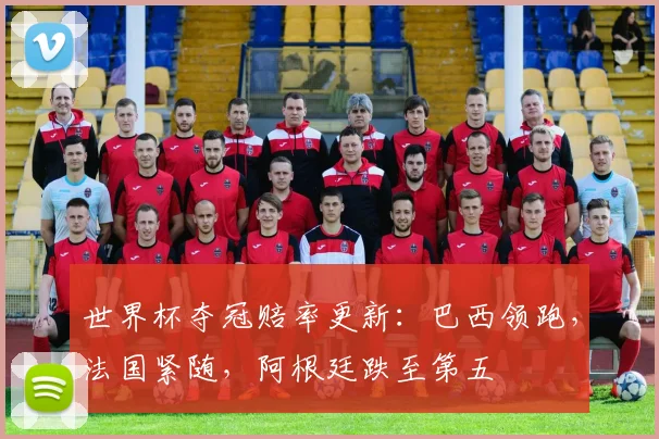 世界杯夺冠赔率更新：巴西领跑，法国紧随，阿根廷跌至第五